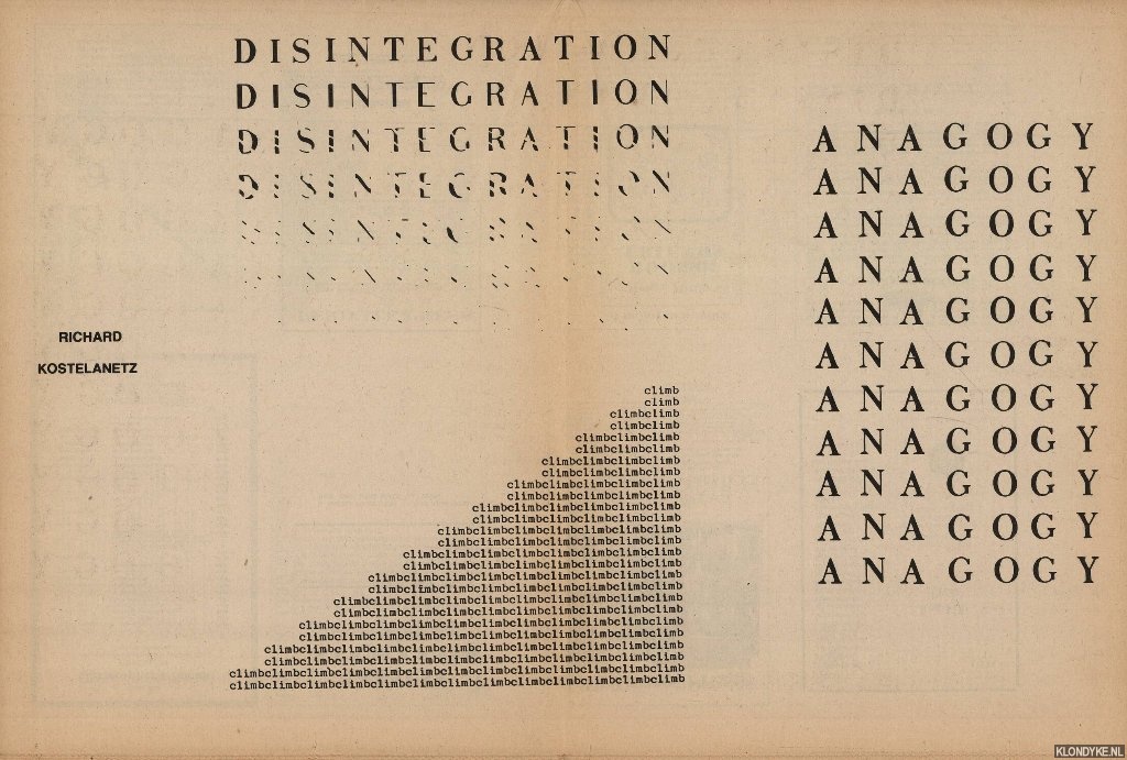 Kostelanetz, Richard - Modulations
