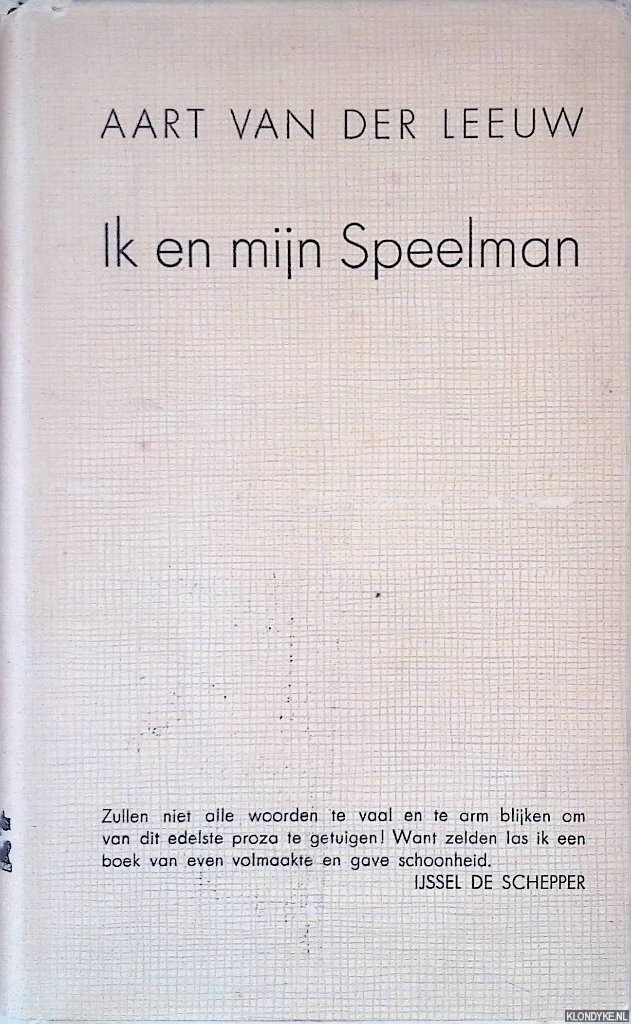 Leeuw, Aart van der - Ik en mijn speelman