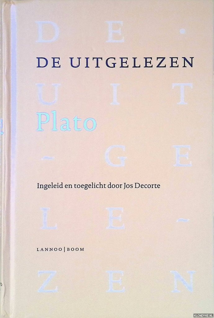 Decorte, Jos - De uitgelezen Plato