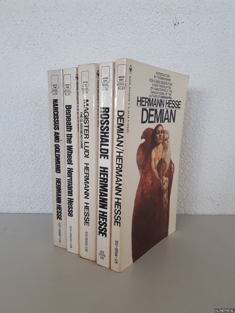 Hesse, Hermann - Demian; Rosshalde; Magister Ludi; Beneath the Wheel; Marciss and Goldmund (5 volumes)