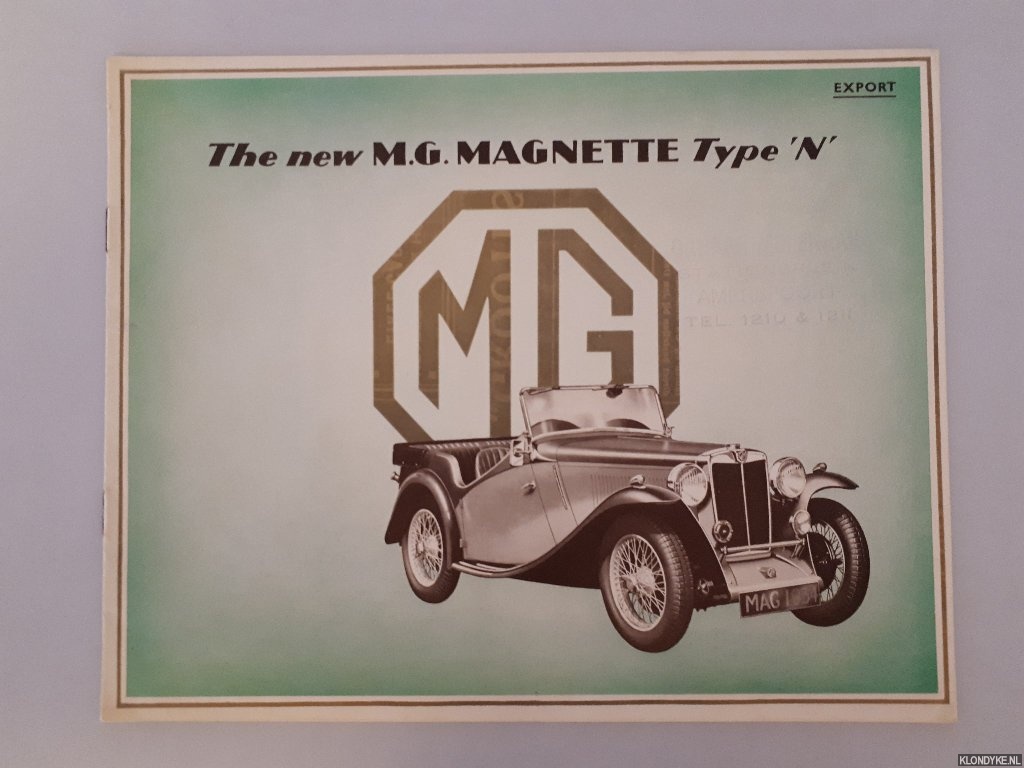MG - The New M.G. Magnette Type 'N'