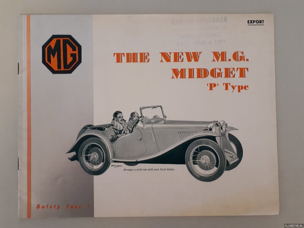 MG - The New M.G. Midget 'P' Type