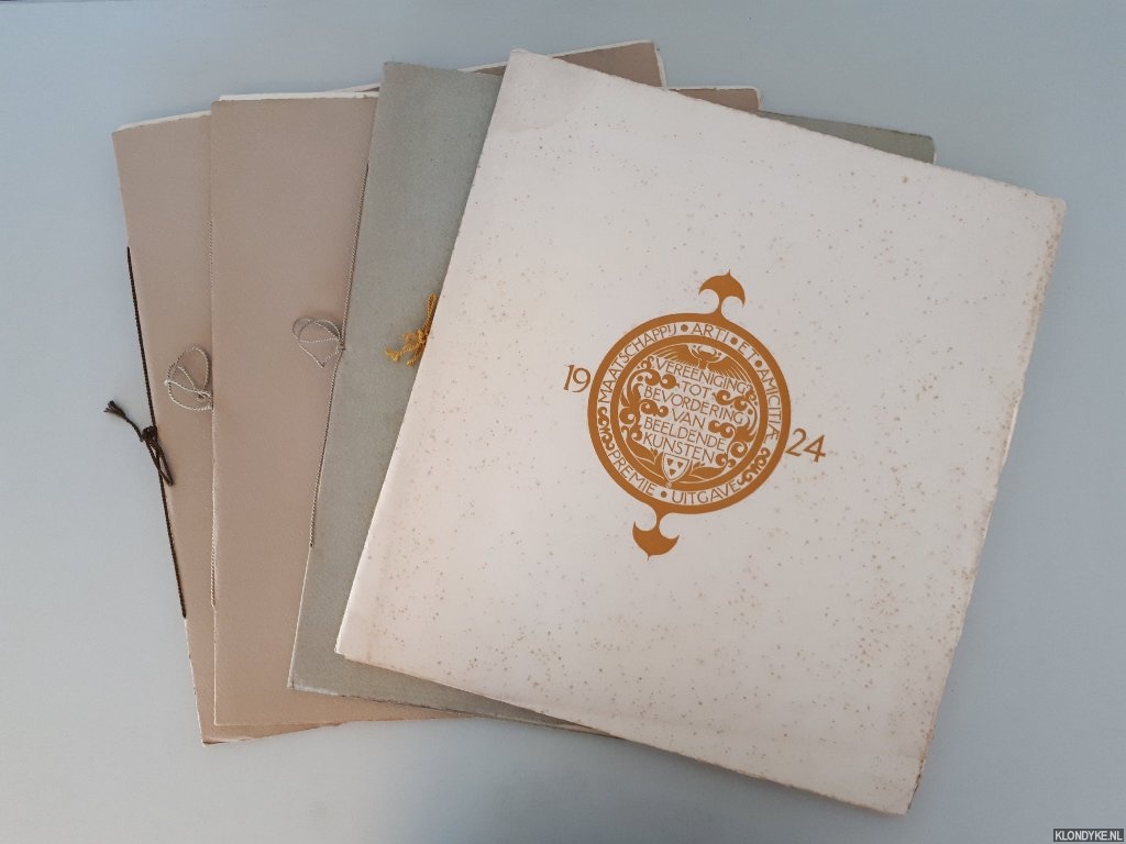 Schmidt Degener, F. & H. Buisman & Jhr. H. Teding van Berkhout & C.G. 't Hooft - Vereeniging tot Bevordering van Beeldende Kunsten: Premie uitgave 1924-1927 (4 delen)