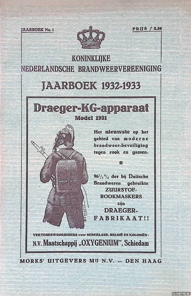 Koninklijke Nederlandsche Brandweervereeniging - Jaarboek 1932-1933