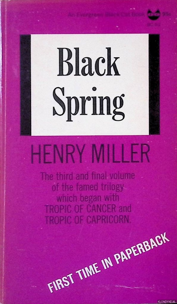 Miller, Henry - Black Spring