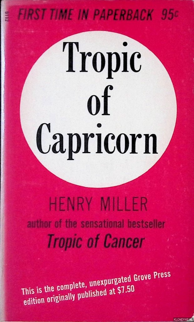 Miller, Henry - Tropic of Capricorn