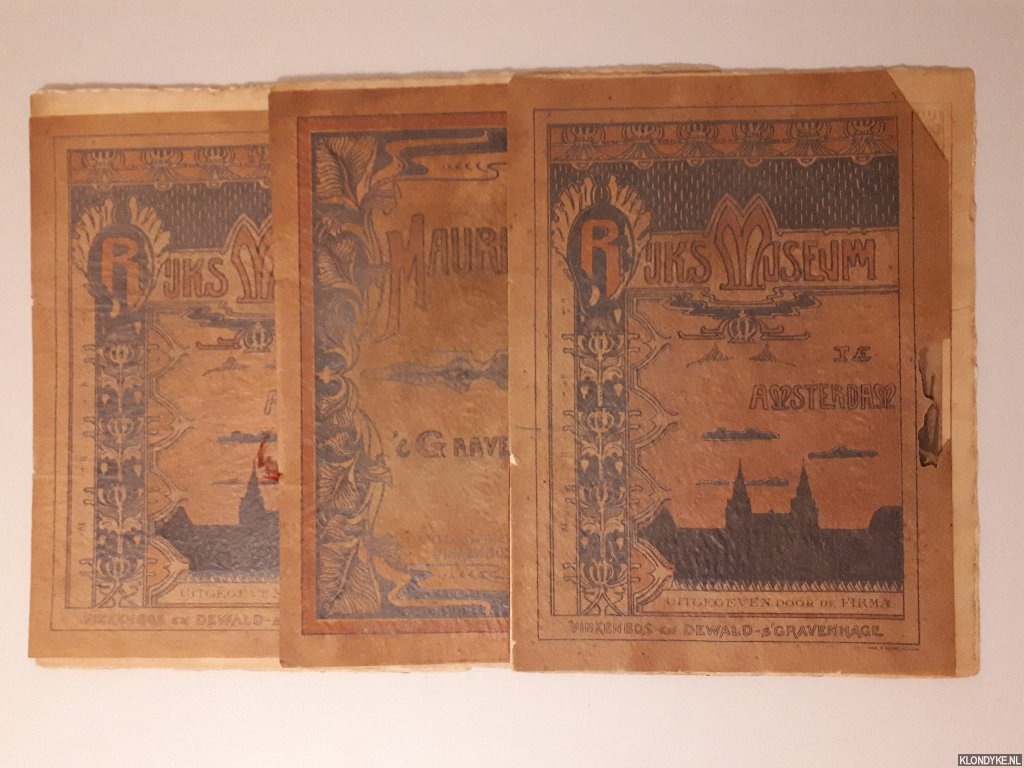 Firma Vinkenbos en Dewald - Rijks Museum te Amsterdam; Het Mauritshuis 's Gravenhage; Rijks Museum te Amsterdam (3 issues)