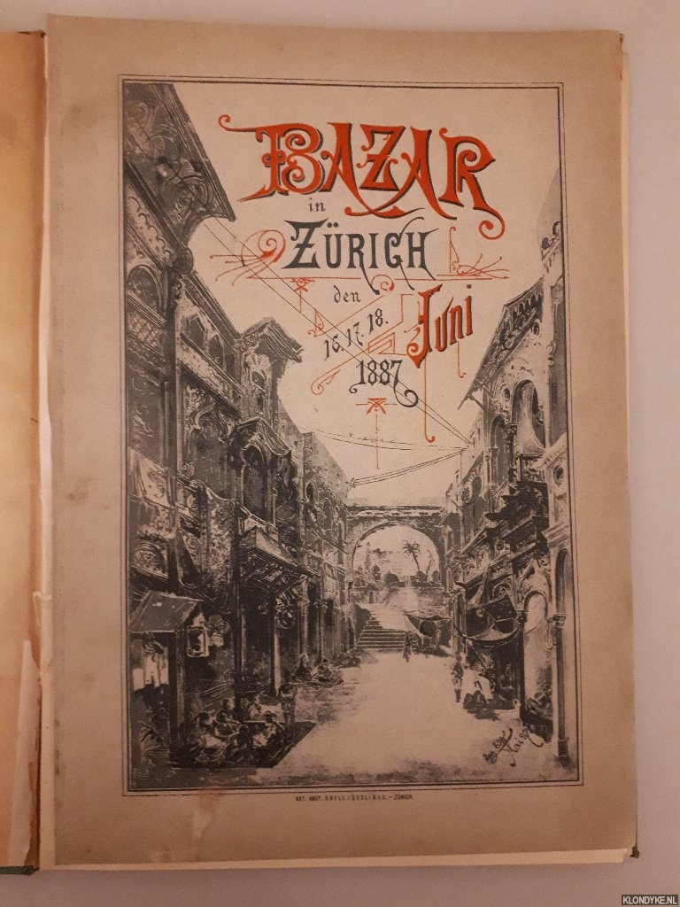 Lingg, Hermann (Prolog) - Bazar in Zrich den 16. 17. 18. Juni 1887