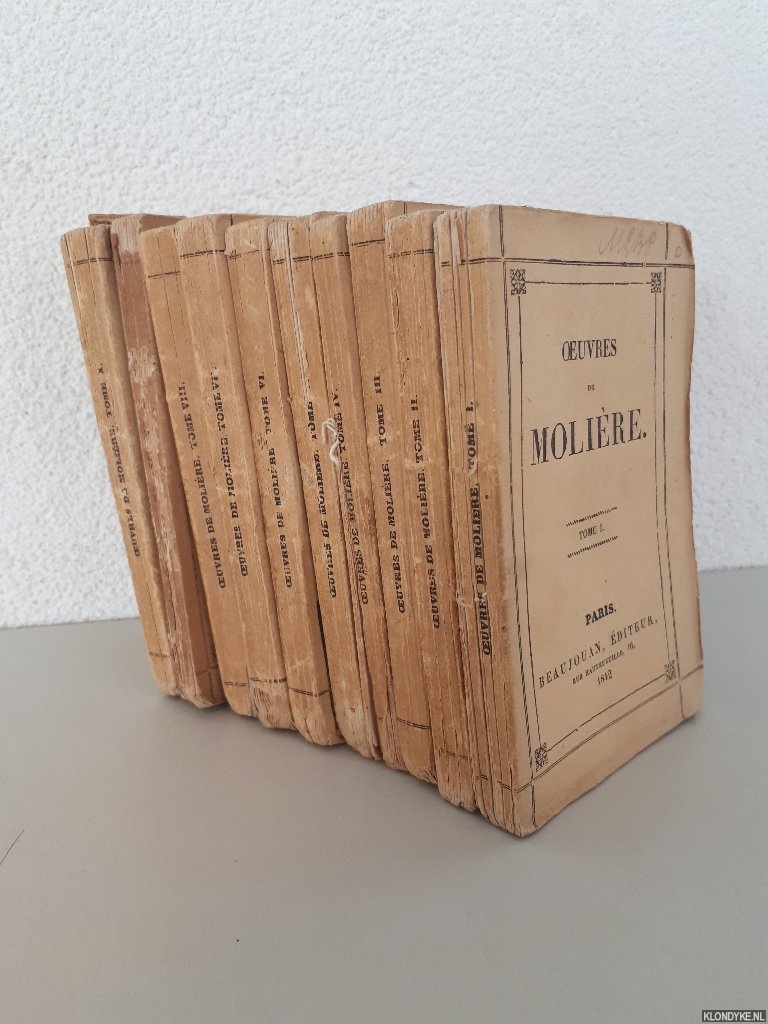 Molire - Oeuvres de Molire (10 volumes)