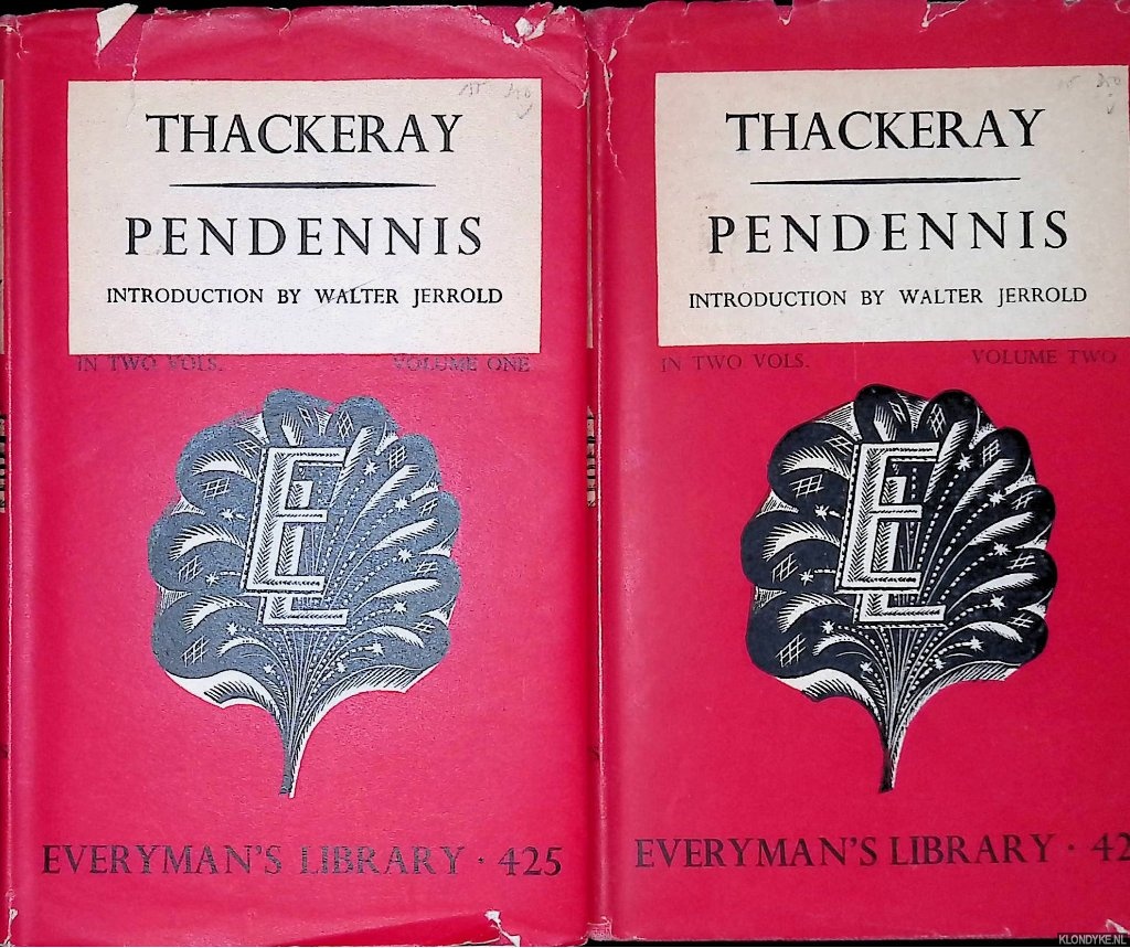 Thakeray, William Makepaeace - Pendennis (2 volumes)