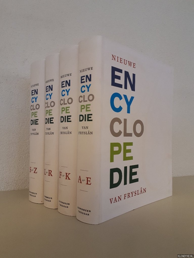 Schroor, Meindert & Philippus H. Breuker - en anderen - Nieuwe encyclopedie van Frysln (4 delen)