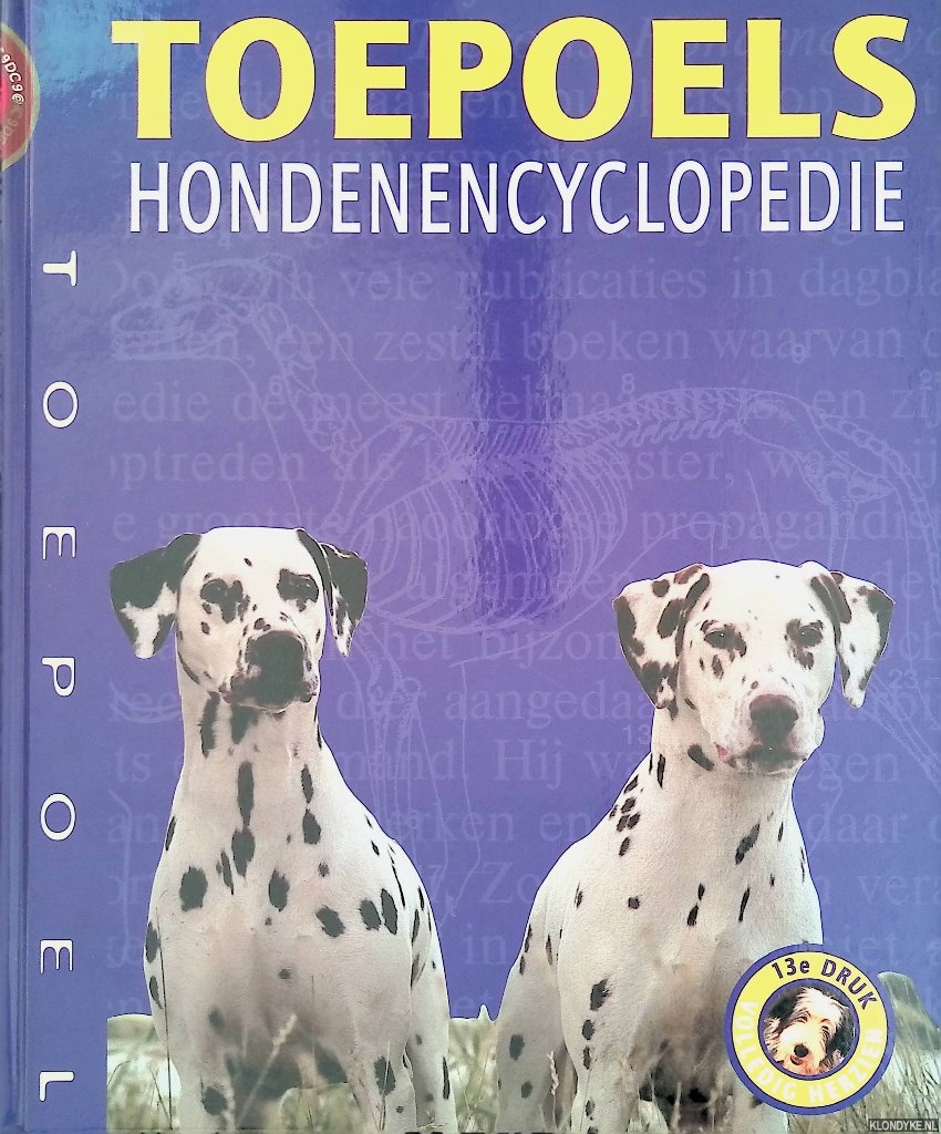 Hiddes, J. (redactie) - Toepoels Hondenencyclopedie