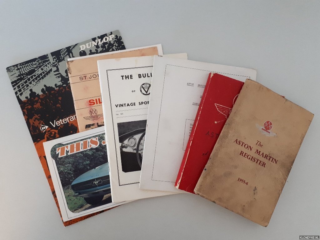 Brown, David - and others - The Aston Martin Register and List of Members 1955-6 + more