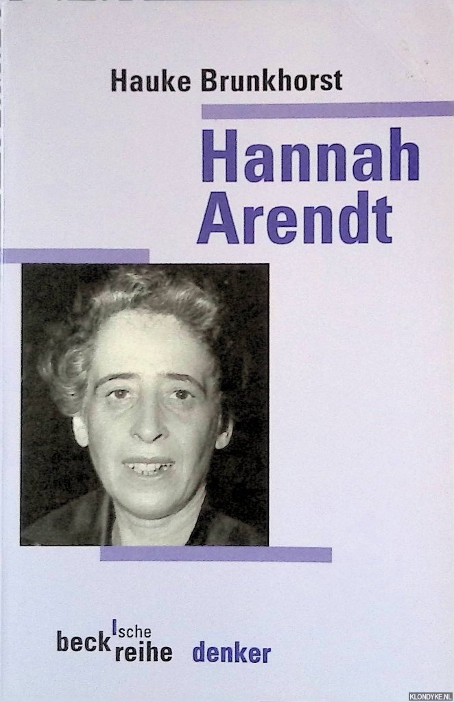 Brunkhorst, Hauke - Hannah Arendt