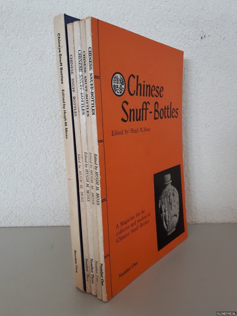 Moss, Hugh M. (editor) - Chinese Snuff-Bottles: a Magazine for the Collector and Student of Chinese Snuff-Bottles (5 volumes)