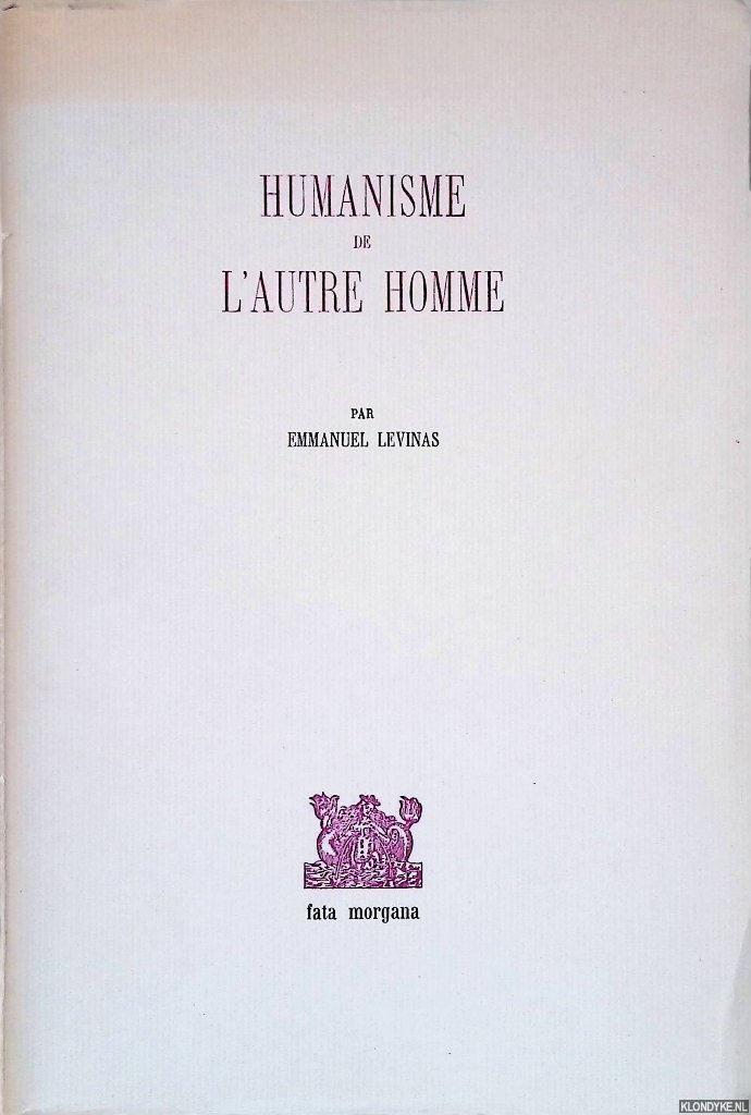 Levinas, Emmanuel - Noms Propres - 1st edition