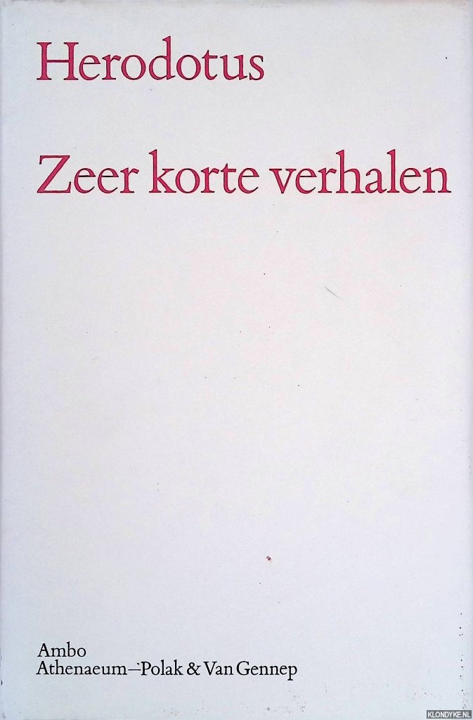 Herodotus - Zeer korte verhalen