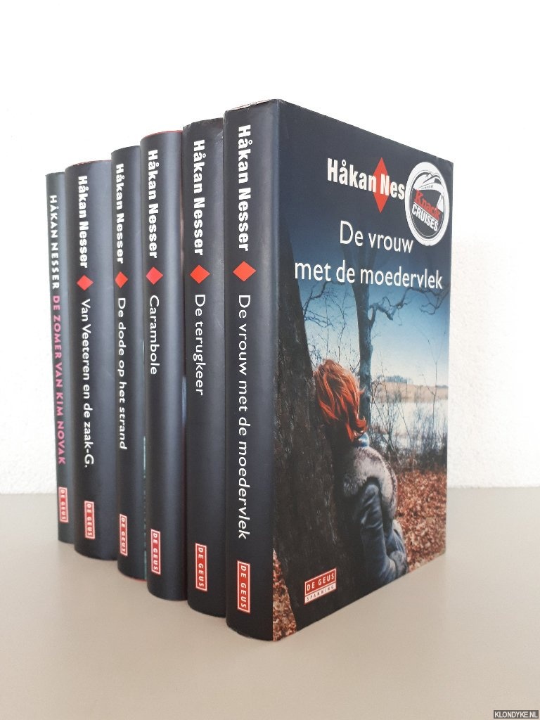 Nesser, Hakan - 1) De vrouw met de moedervlek; 2) De terugkeer; 3) Carambole; 4) De dode op het strand; 5) Van Veeteren en de zaak-G.; 6) De zomer van Kim Novak (6 delen)
