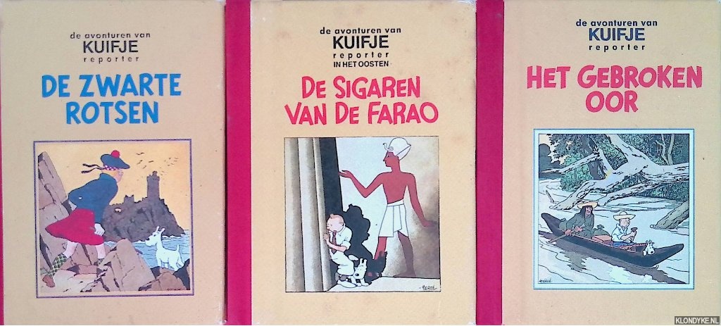 Herg - 3 minialbums: 1) De zwarte rotsen; 2) De sigaren van de farao; 3) Het gebroken oor