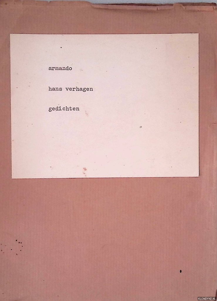 Armando & Hans Verhagen - Gedichten