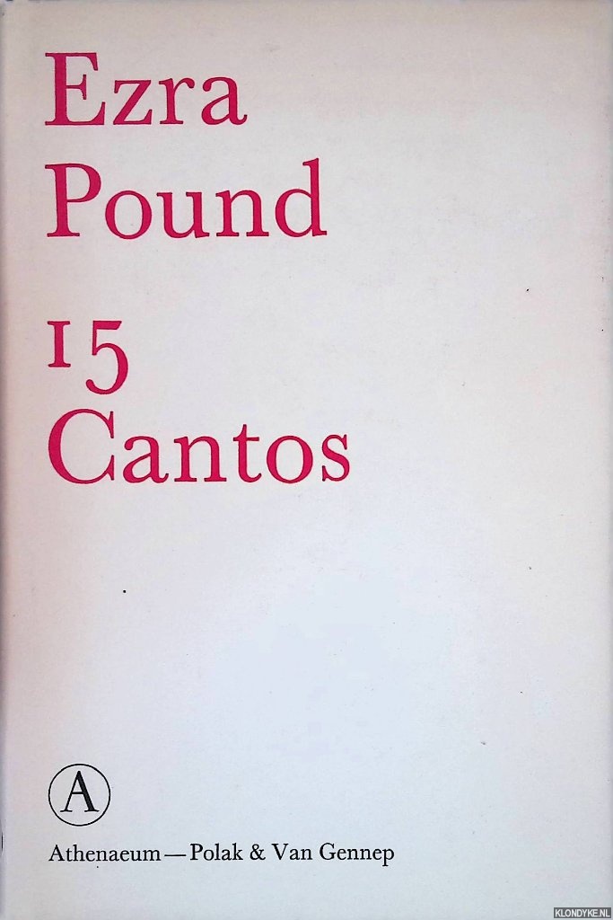 Pound, Ezra - 15 Cantos