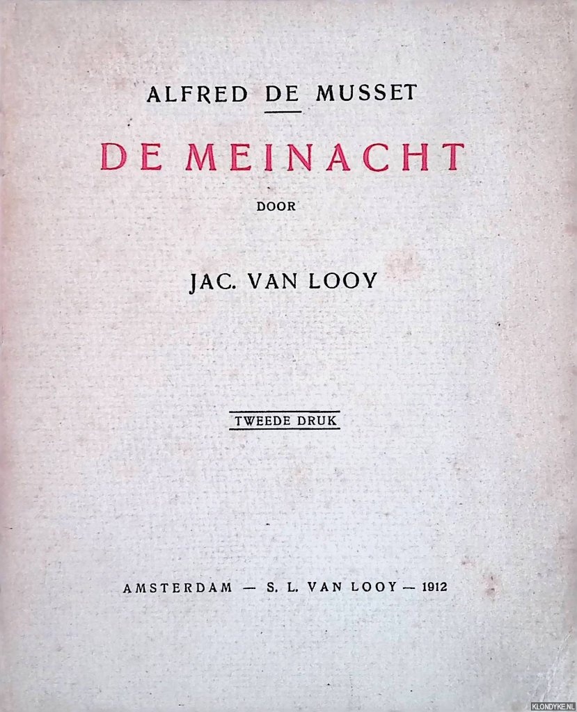 Musset, Alfred de - De meinacht
