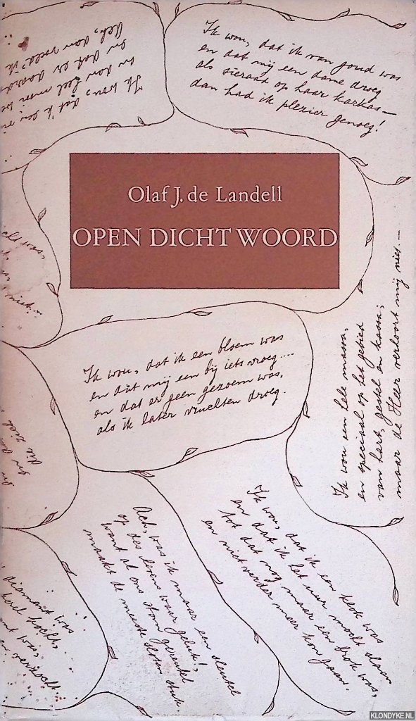 Landell, Olaf J. de - Open dicht woord
