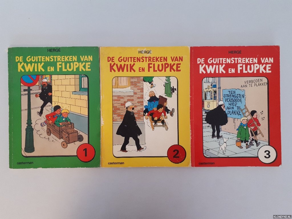 Herg - De guitenstreken van Kwik en Flupke (3 delen)