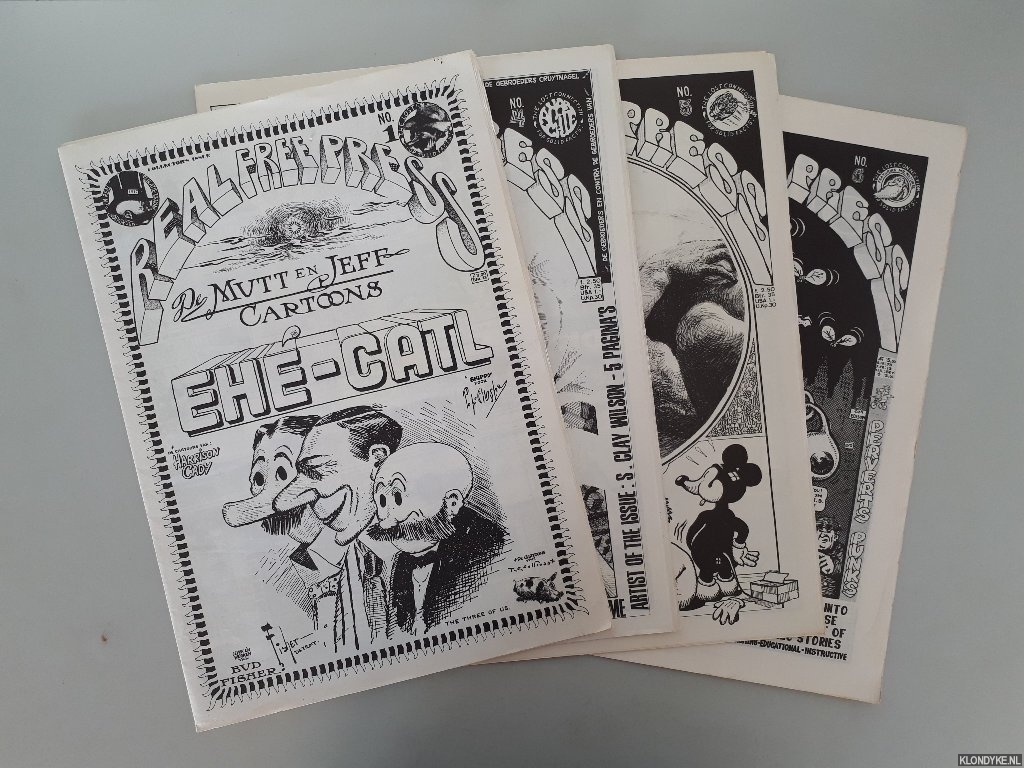Stoop, Olaf - Real Free Press: illustratie (4 afleveringen)
