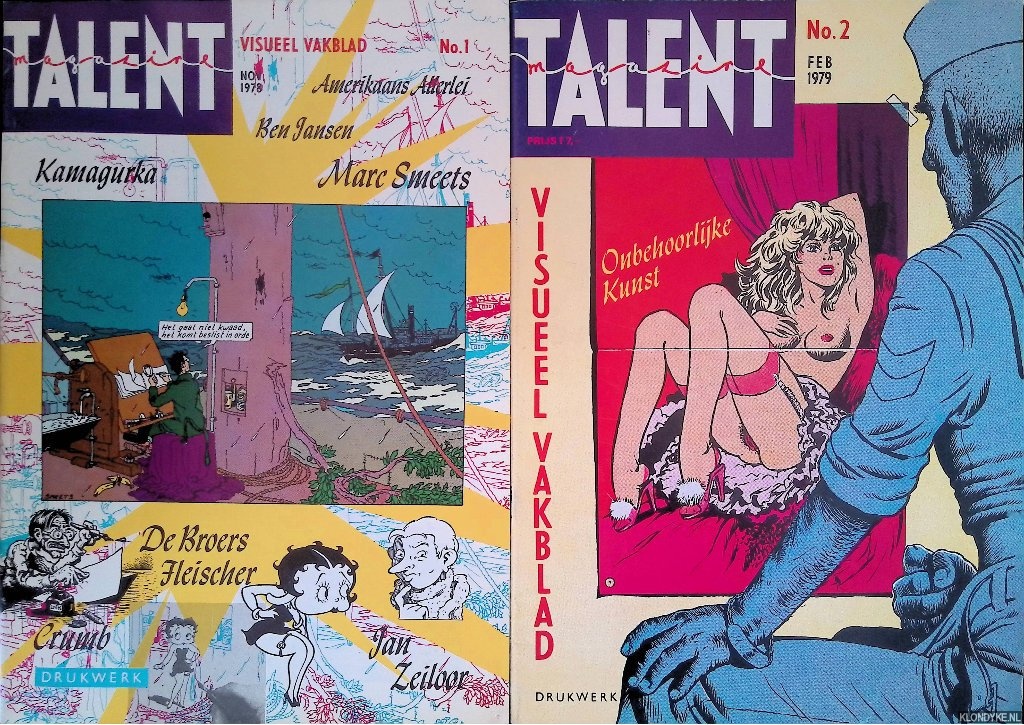 Gerardts, Evert & Har van Fulpen & Piet Schreuders & Hanco Kolk - Talent: visueel vakblad (2 afleveringen)