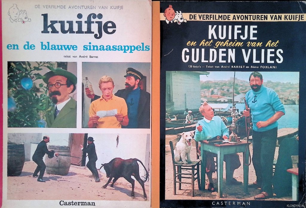 Barret, Andr (tekst) - De verfimde avonturen van Kuifje (2 delen): Kuifje en de blauwe sinaasappels: Kuifje en het geheim van het gulden vlies
