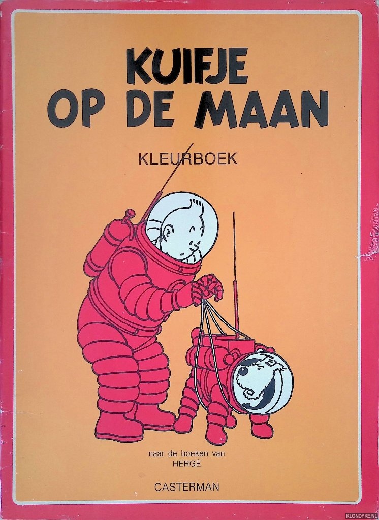 Herg - Kuifje op de maan: Kleurboek