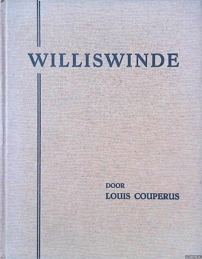 Couperus, Louis - Williswinde - 1e druk