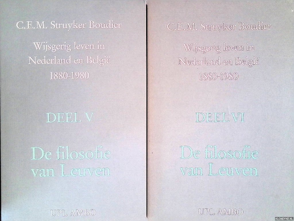 Struyker Boudier, C.E.M. - De filosofie van Leuven (2 delen)