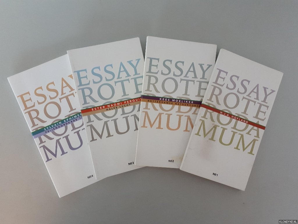 Hofland, H.J.A. - en anderen - Essay Roterodamum (4 delen)