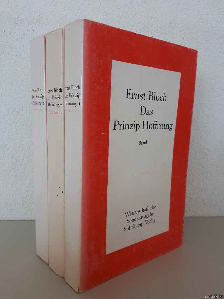 Bloch, Ernst - Das Prinzip Hoffnung (3 volumes)