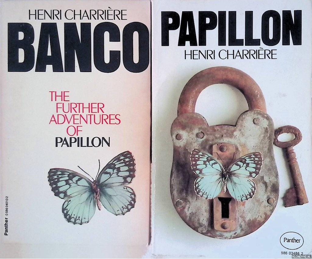 Charrire, Henri - Papillon; Banco: the further adventures of Papillon (2 volumes)