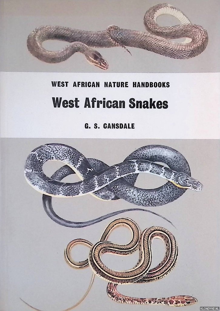 Cansdale, G.S. - West African Snakes