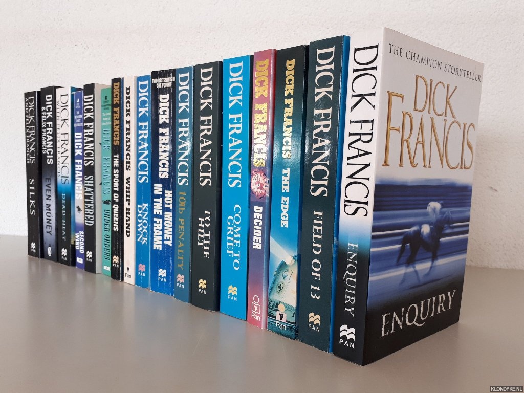 Francis, Dick & some with Felix Francis - 17 titles