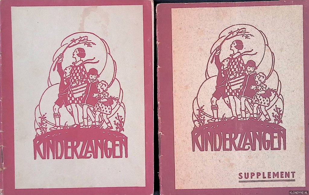 Cannegieter, P. - en anderen - Kinderzangen voor vrijzinnige zondagschool, kinderkerken en gezin + Supplement (2 delen)