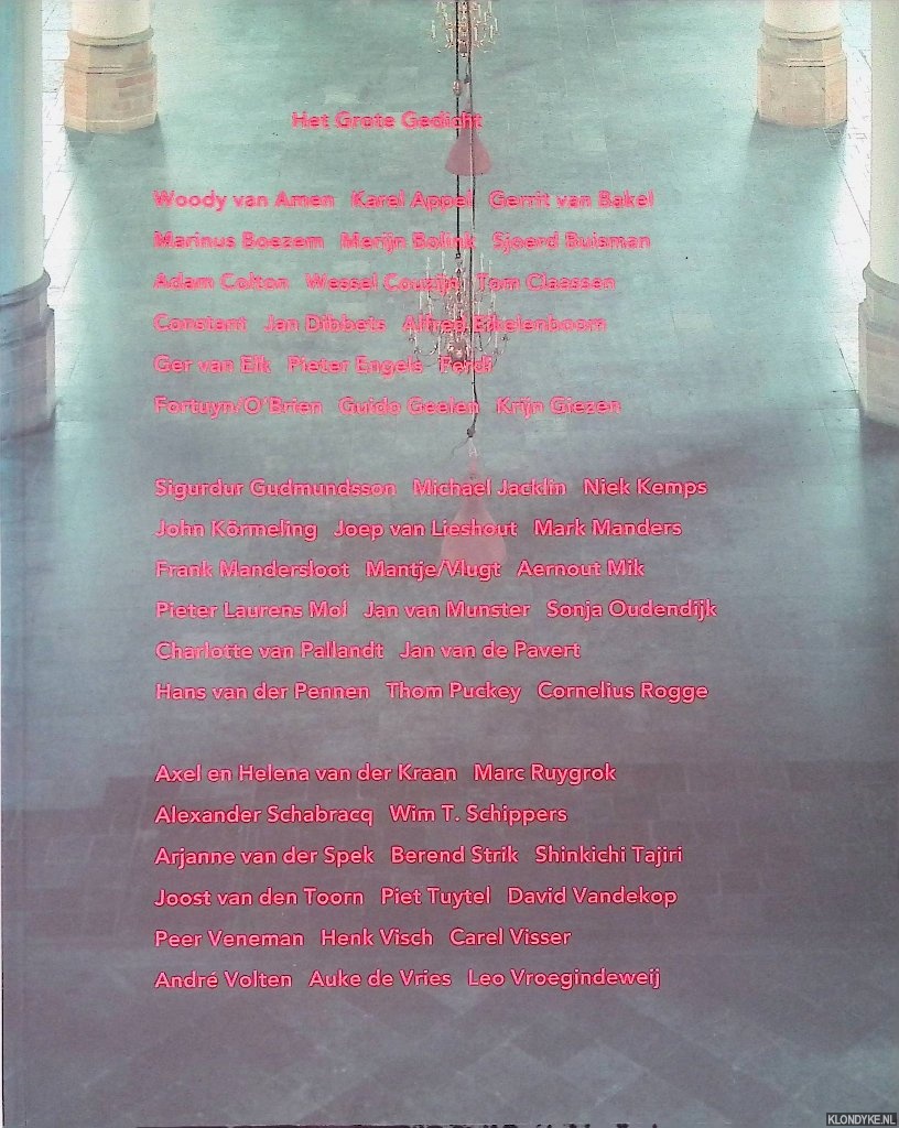 Brand, Jan - en anderen - Het Grote Gedicht: Nederlandse Beeldhouwkunst 1945-1994