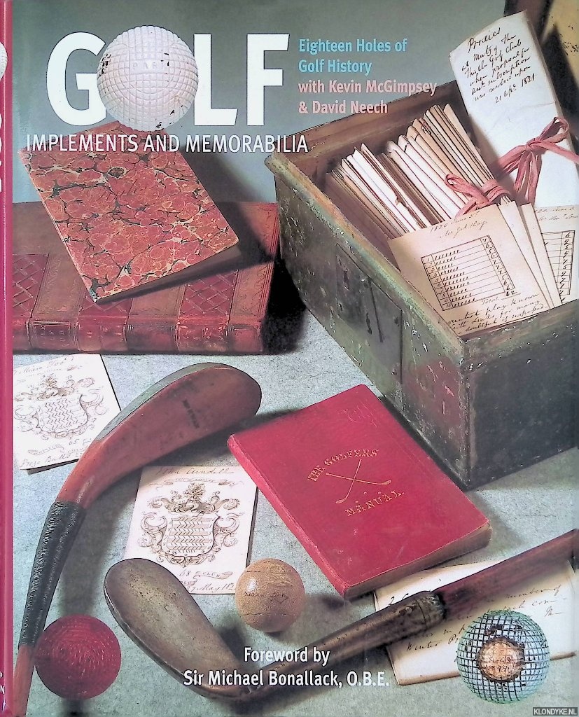 McGimpsey, Kevin & David Neech - Golf: Implements and Memorabilia