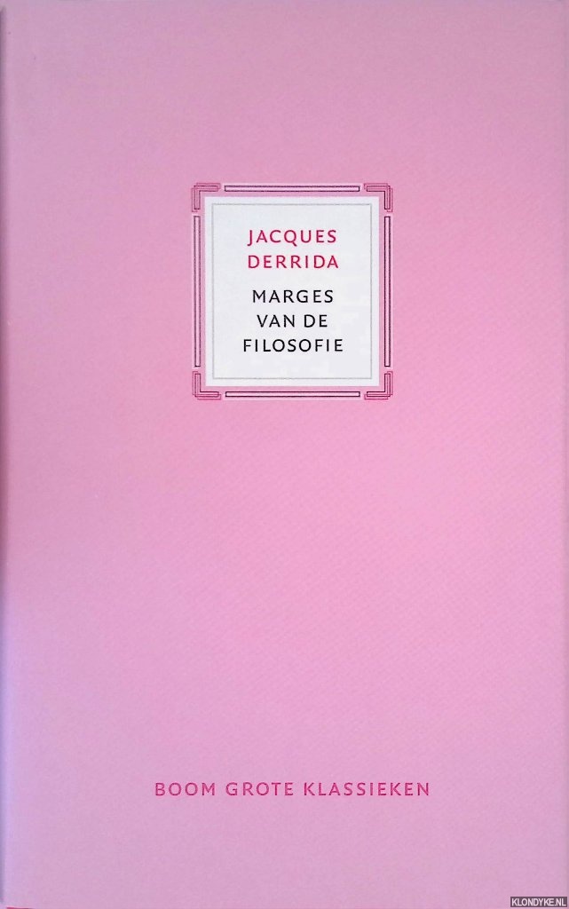 Derrida, Jacques - Marges van de filosofie