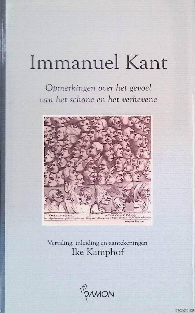 Kant, Immanuel - Opmerkingen over het gevoel van het schone en het verhevene