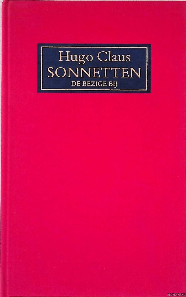 Claus, Hugo - Sonnettten *GENUMMERD*