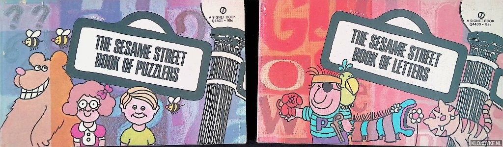 Feltser, Eleanor B. (editor) - The Sesame Street Book of Letters; The Sesame Street Book of Puzzlers (2 volumes)