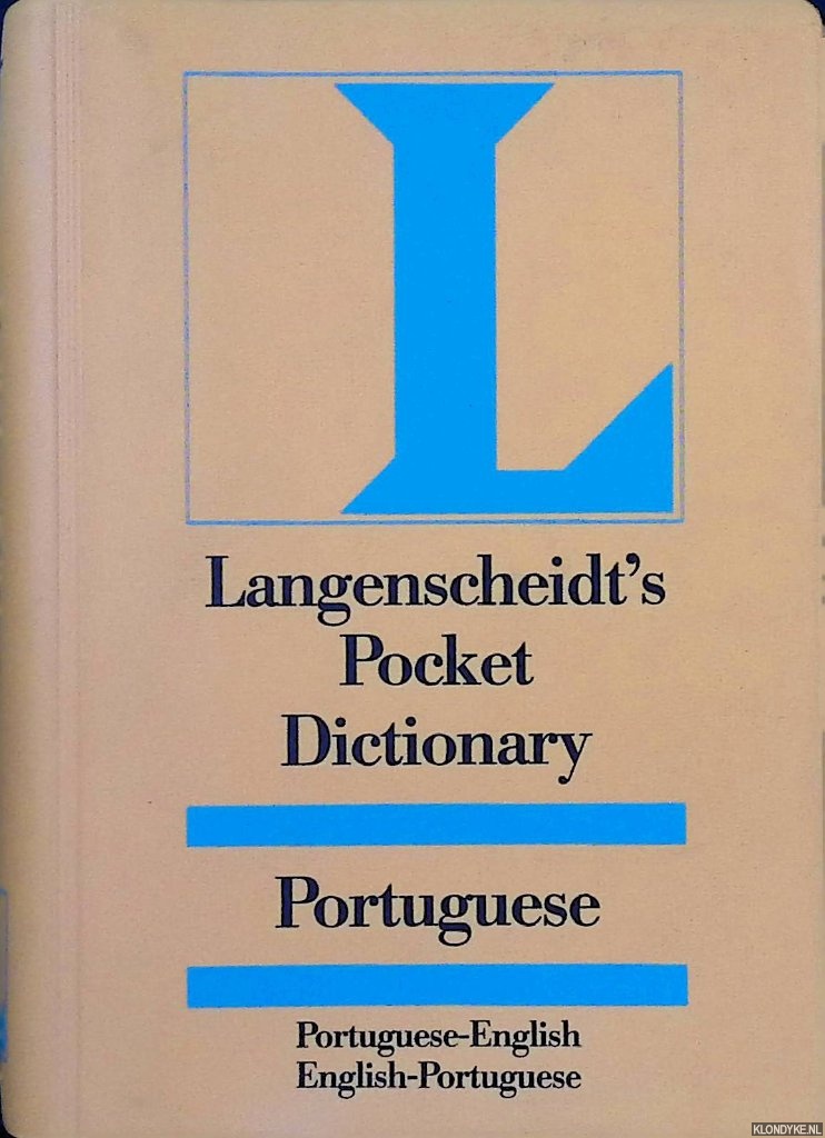 The Edies Melhoramentos Editorial Staff - Langenscheidt's Pocket Dictionary Portugese: Portuguese-English; English-Portuguese