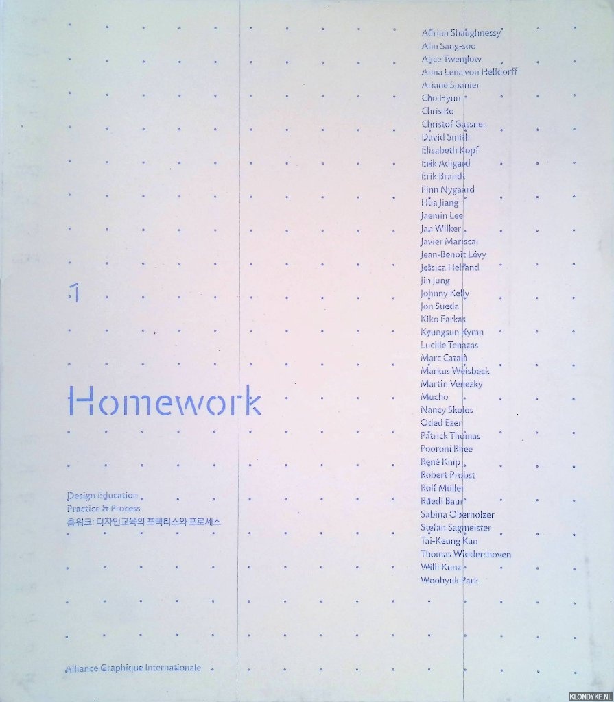 Chae, James & Park Jisun - Homework: Design Education Practice and Process
