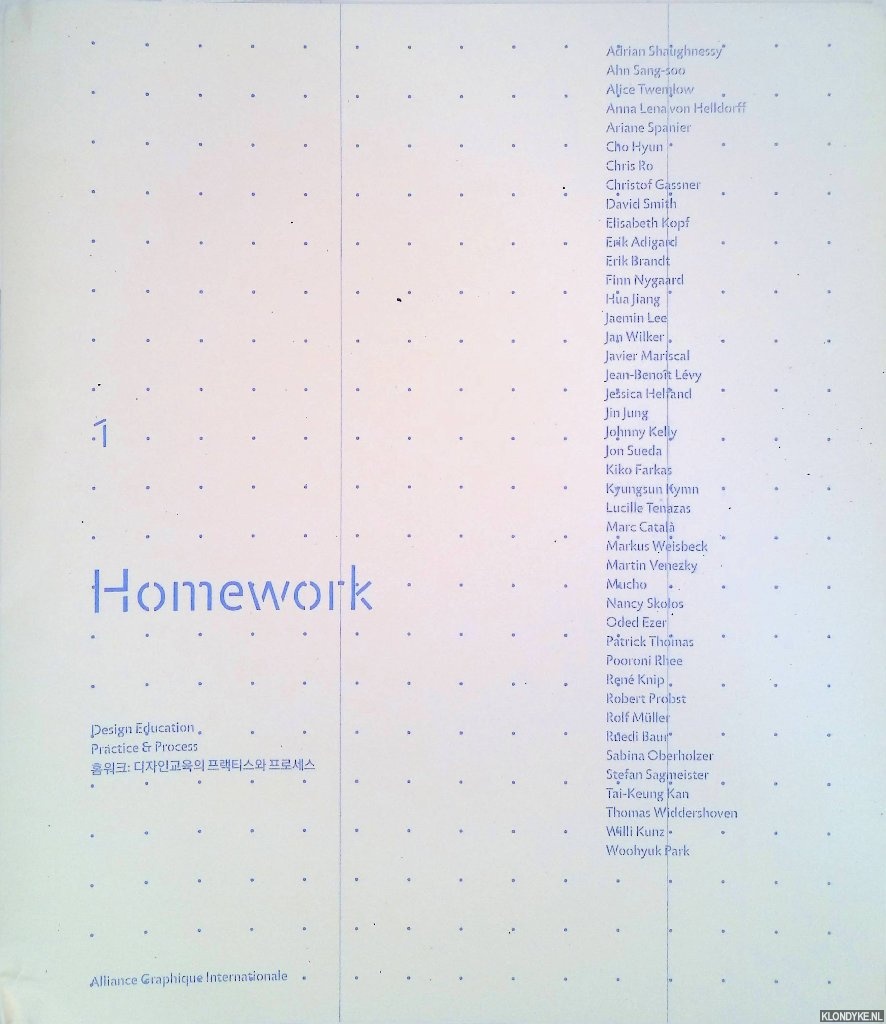 Chae, James & Park Jisun - Homework: Design Education Practice and Process
