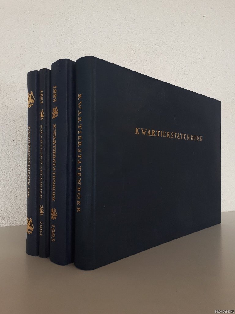 Gou, Mr.Dr. L. de - en anderen - Kwartierstatenboek (4 delen)